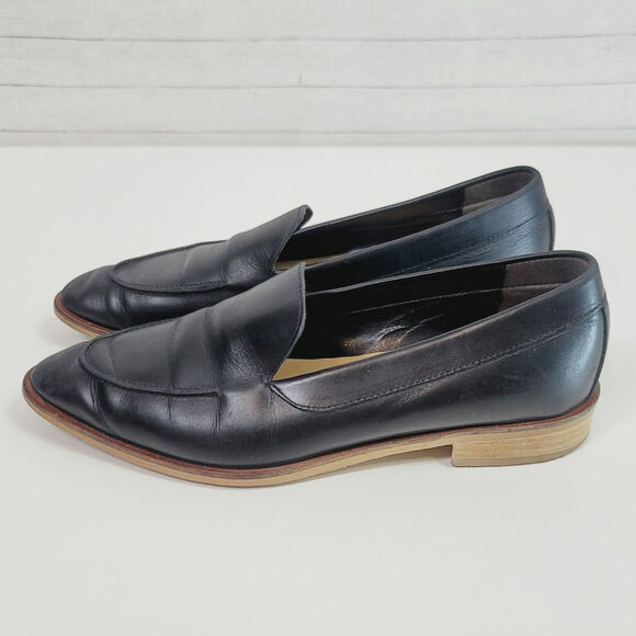 EVERLANE THE MODERN LOAFER IN BLACK LEATHER, SZ 8.5 - Picture 1 of 15